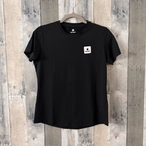 Saysky Pace Black Short Sleeve Tee Shirt Running Lightweight Sz. S